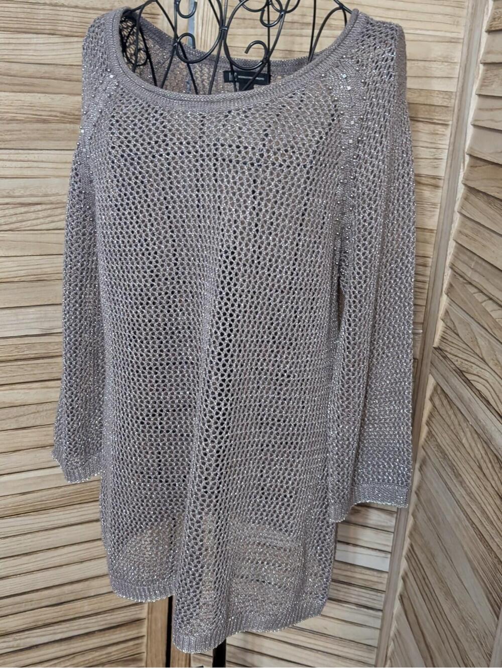 INC Women Sweater XS Gray